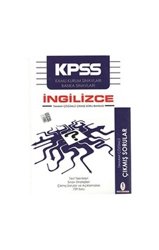 2013 KPSS İngilizce Tamamı Çözümlü Çıkmış Soru Bankası Kamu Ku...