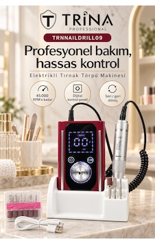 Elektrikli Tırnak Törpü Makinesi Kırmızı