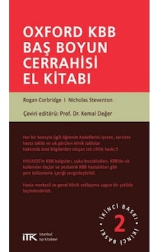 Oxford KBB Baş Boyun Cerrahisi El Kitabı - Nicholas Steventon - İstanbul Tıp Kitabevi Oxford KBB Baş Boyun Cerrahisi El Kitabı - Nicholas Steventon - İstanbul Tıp Kitabevi