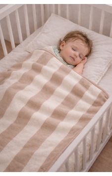 Bebe3 İplik Çizgili Biyeli Wersoft Triko İçi Polarlı Kışlık Battaniye 80 X 80 Cm Sütlü Kahve Sütlü Kahve Bebe3 İplik Çizgili Biyeli Wersoft Triko İçi Polarlı Kışlık Battaniye 80 X 80 Cm Sütlü Kahve Sütlü Kahve