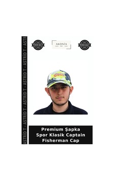 Astrid T Premium Şapka Spor Klasik Captain Fisherman Cap Camo Red Astrid T Premium Şapka Spor Klasik Captain Fisherman Cap Camo Red