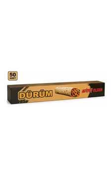 Zurna Dürüm Kutusu 50 Adet Karton Dürüm Paketleme Kutusu - 917522425 Diğer