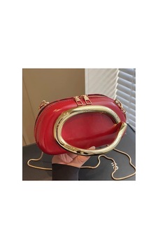 Lilly Crescent Clutch Bordo Bordo