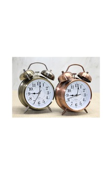 4 Adet Metal Çalar Saat Masaüstü Kullanım, Klasik Tasarım, Model Alk4688, 17 X 11 Cm, Alarm Clock 4 Adet Metal Çalar Saat Masaüstü Kullanım, Klasik Tasarım, Model Alk4688, 17 X 11 Cm, Alarm Clock