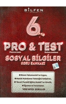 6.Sınıf Pro&Test Sosyal Bilgiler Soru Bankası- Bilfen Yayınları