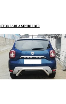 Dacia Duster 2 2018 - Arka Koruma Tampon Barı U Model Borulu