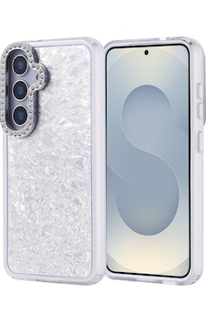 Galaxy S24 Kılıf Taşlı Tasarımlı Zore Kapi Kapak Gümüş Galaxy S24 Kılıf Taşlı Tasarımlı Zore Kapi Kapak Gümüş