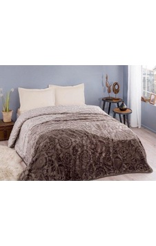 Silver Tek Kişilik Battaniye Kahve Rengi 155X215 Silver Tek Kişilik Battaniye Kahve Rengi 155X215