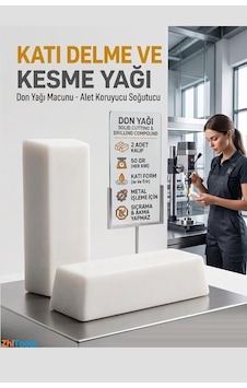 Zhltools Katı Don Yağı 2x50gr Matkap Ucu Soğutucu Ve Kılavuz Diş Açma Macunu Zhltools Katı Don Yağı 2x50gr Matkap Ucu Soğutucu Ve Kılavuz Diş Açma Macunu