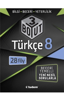 8 Sınıf Türkçe 3 Boyut Soru Bankası Tudem Yayınları 8 Sınıf Türkçe 3 Boyut Soru Bankası Tudem Yayınları