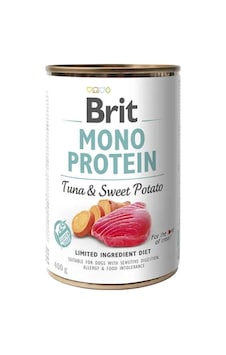 Brit Care Mono Protein Ton Balığı Ve Tatlı Patatesli Yetişkin Köpek Konservesi 400 Gr Brit Care Mono Protein Ton Balığı Ve Tatlı Patatesli Yetişkin Köpek Konservesi 400 Gr