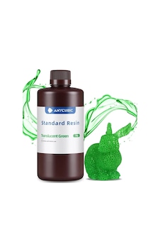 Anycubic Yarı Saydam Yeşil Reçine 1 Kg - Sla Anycubic Yarı Saydam Yeşil Reçine 1 Kg - Sla