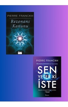 Rezonans Kanunu - Sen Yeter Ki İste / Pierre Franckh / Koridor Yayıncılık / 2 Li Set Rezonans Kanunu - Sen Yeter Ki İste / Pierre Franckh / Koridor Yayıncılık / 2 Li Set
