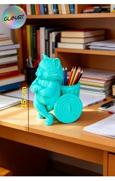 3 Boyutlu Kedi Figürlü Masa Üstü Kalemlik 3d Filament 1 Adet A.yeşil 3 Boyutlu Kedi Figürlü Masa Üstü Kalemlik 3d Filament 1 Adet A.yeşil