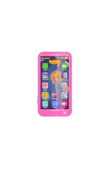 Cep Telefonu Oyuncak Kukuli Pembe Işıklı Sesli Türkçe Cep Telefonu Oyuncak Kukuli Pembe Işıklı Sesli Türkçe