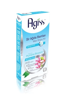 Agiss Plumeria Blossom Tüm Ciltler için Tüm Vücut Sir Ağda Bantları 41'li