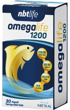 Nbt Life Omegalife 1200 30 Kapsül Nbt Life Omegalife 1200 30 Kapsül