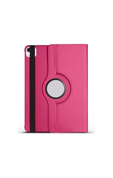 Aksesuarcim Apple iPad Uyumlu Pro 11 2024 İle Uyumlu Kılıfı Suni Deri 2 Farklı Stand Olabilen Darbe Korumalı 360 Dönebilen Tablet Kılıfı Pembe Koyu Sku: Zeusb0fhhy5vr3 Arka Kapak