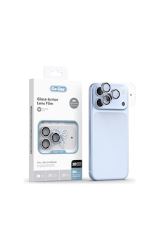 İphone 18 Pro Max Uyumlu Go Des Fc011 Glass Armor Serisi Kamera Lens Koruyucu Açık Mavi İphone 18 Pro Max Uyumlu Go Des Fc011 Glass Armor Serisi Kamera Lens Koruyucu Açık Mavi
