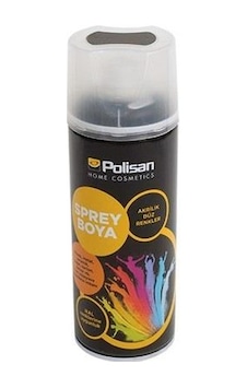 Polisan Sprey Boya Akrilik 400 ML Gri - Ral 7001 Polisan Sprey Boya Akrilik 400 ML Gri - Ral 7001