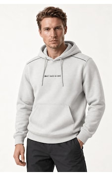 Redline Donyt Erkek Yeni Sezon Regular Fit Kapüşonlu Pamuklu Sweartshirt Gri Redline Donyt Erkek Yeni Sezon Regular Fit Kapüşonlu Pamuklu Sweartshirt Gri