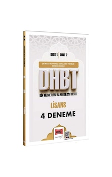 Yargı Yayınları Dhbt 1-dhbt 2 Lisans 4 Deneme Sınavı Yargı Yayınları Dhbt 1-dhbt 2 Lisans 4 Deneme Sınavı