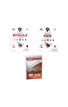 2027 Limit 9. Sınıf Etkinlikli Maarif Biyoloji + Fizik Soru + Anla Kazan Paragraf Deneme 3'lü Set 2027 Limit 9. Sınıf Etkinlikli Maarif Biyoloji + Fizik Soru + Anla Kazan Paragraf Deneme 3'lü Set