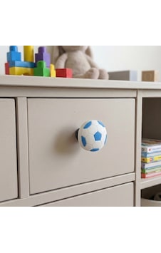 Çocuk Odası Mobilya Kulp Dolap Düğme Futbol Topu No:53 Mavi - Beyaz Çocuk Odası Mobilya Kulp Dolap Düğme Futbol Topu No:53 Mavi - Beyaz