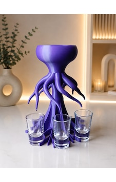 3d Baskı Ahtapot Shot Dispenser - Eğlenceli Bardak Dağıtıcı Ve Masaüstü Sunum Aparatı 3d Baskı Ahtapot Shot Dispenser - Eğlenceli Bardak Dağıtıcı Ve Masaüstü Sunum Aparatı