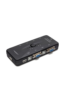 Büro Ev Ofis Cihazları İçin 4port Vga Usb Kvm Switch Büro Ev Ofis Cihazları İçin 4port Vga Usb Kvm Switch