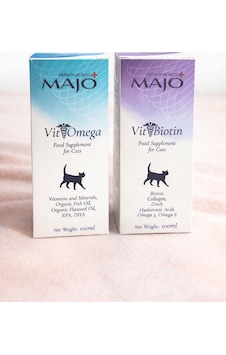 Majo Kedi Biotin + Omega Takviyesi 100 Ml 2 Li Set