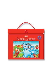 Faber Plastik Çantalı Pastel Boya 24 Lü