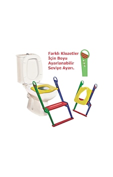 Çocuk Bebek Tuvalet Eğitimi Alıştırıcı Basamaklı Çocuk Bebek Tuvalet Eğitimi Alıştırıcı Basamaklı