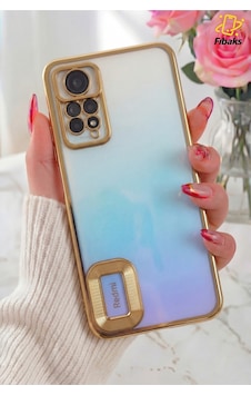 Fibaks Redmi Note 11 Pro/12 Pro 4G Uyumlu Kılıf Kamera Lens Korumalı Şeffaf Renkli Logo Gösteren Parlak Gold Fibaks Redmi Note 11 Pro/12 Pro 4G Uyumlu Kılıf Kamera Lens Korumalı Şeffaf Renkli Logo Gösteren Parlak Gold
