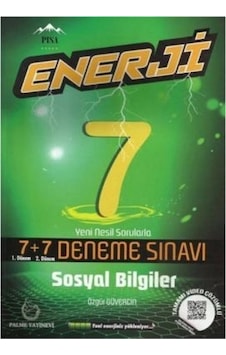 7. Sınıf Enerji Sosyal Bilgiler 7 + 7 Deneme Sınavı - Özgür Güvercin - Palme Eğitim 7. Sınıf Enerji Sosyal Bilgiler 7 + 7 Deneme Sınavı - Özgür Güvercin - Palme Eğitim