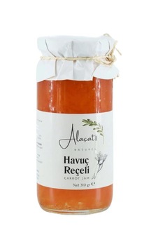 Alaçatı Naturel Havuç Reçeli Doğal Meyveli Katkısız Reçel 300 G Alaçatı Naturel Havuç Reçeli Doğal Meyveli Katkısız Reçel 300 G