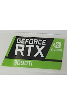 Nvidia Geforce Rtx 3090 Ti Sticker Yatay Etiket D157 Nvidia Geforce Rtx 3090 Ti Sticker Yatay Etiket D157