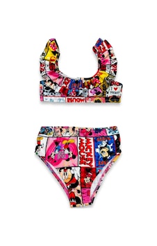 Lolliboomkids Sevilen Çizgi Karakterler Baskılı Yüksek Bel Fırfırlı Bikini Takımı Son Sezon Çok Renkli Lolliboomkids Sevilen Çizgi Karakterler Baskılı Yüksek Bel Fırfırlı Bikini Takımı Son Sezon Çok Renkli