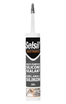 Bay Siyah Universal Silikon - 280 Gr - Dolgu Silikonu Najmaddin