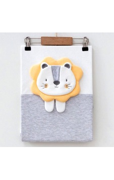 Ekebaby Lion Lüx Penye Bebek Battaniyesi 85x90 Cm
