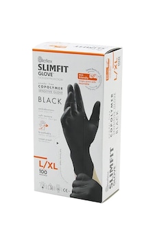 Reflex Slimfit Glove Kod-031 L-xl Siyah Pudrasız Muayene Eldiven 100lü Bx40 Reflex Slimfit Glove Kod-031 L-xl Siyah Pudrasız Muayene Eldiven 100lü Bx40