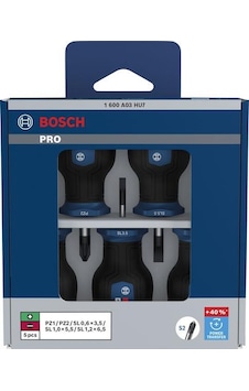 Bosch Pro Pz/sl 5'li Avuç İçi Tornavida Seti 1600a03hu7