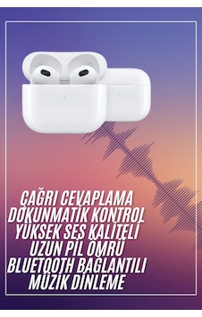 Bluetooth - 767 - Kulaklık 3. Nesil Ios Android Uyumlu Yeni Nesil - Csmo-tex - Wireless Charge Bluetooth - 767 - Kulaklık 3. Nesil Ios Android Uyumlu Yeni Nesil - Csmo-tex - Wireless Charge