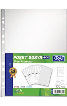 Kraf Poşet Dosya A4 100 Adetlik Eco Paket Kraf Poşet Dosya A4 100 Adetlik Eco Paket
