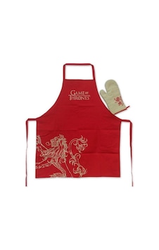 Game Of Thrones: Lannister Apron And Oven Glove Önlük Seti Game Of Thrones: Lannister Apron And Oven Glove Önlük Seti