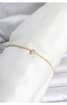 Pirinç Gold Renk Pembe Damla Model Su Yolu Kadın Bileklik Çok Renkli Pirinç Gold Renk Pembe Damla Model Su Yolu Kadın Bileklik Çok Renkli