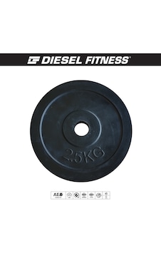 Diesel Fitness Kauçuk Kaplı 2,5 Kg Ağırlık Plakası Diesel Fitness Kauçuk Kaplı 2,5 Kg Ağırlık Plakası