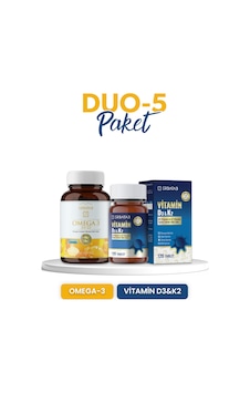 Erbatab Duo Paketi 5 Omega-d3k2 Tablet Erbatab Duo Paketi 5 Omega-d3k2 Tablet