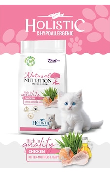 Natural Nutrition Tavuklu Yavru Kedi Maması 12 Kg