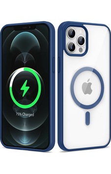 Apple Uyumlu iPhone 12 Pro Uyumlu Magsafe Wireless Şarj Özellikli Silikon Zore Ege Kılıf-mavi Mavi - Apple Uyumlu iPhone 12 Pro Uyumlu Magsafe Wireless Şarj Özellikli Silikon Zore Ege Kılıf-mavi Mavi -